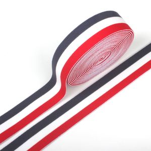 2022 New Design Band Logo Custom Polyester Latex Yarn Shoulder <b>Elastic</b> Printed <b>Elastic</b> - Product Image 1