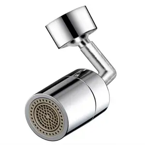 Deao robinet d'évier pivotant à 720 degrés réglage prolongateur de robinet d'eau robinet de salle de bains prolongateur de robinet de cuisine accessoires de salle de bains