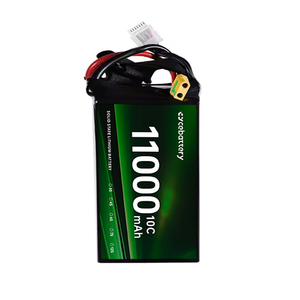 Venta al por Mayor de Baterías Semisólidas de Alta Densidad de Energía de 11000 mAh, 3S, 4S, 6S, 10C para Aeromodelismo, 10000 271wh/kg de Alta Energía - Product Image 1