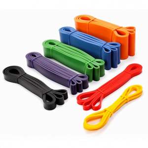 Logo personnalisé Bandes de résistance Ensemble de bandes élastiques personnalisées Exercice Long Workout Gym Pull up Bands - Product Image 1