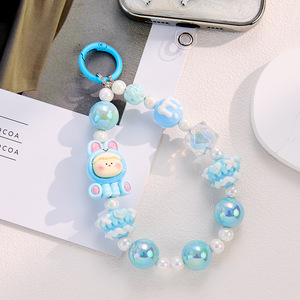 Chaîne <span class=keywords><strong>de</strong></span> <span class=keywords><strong>téléphone</strong></span> <span class=keywords><strong>portable</strong></span> perlée mignonne en gros, cordon coloré universel <span class=keywords><strong>pour</strong></span> <span class=keywords><strong>téléphone</strong></span>, lanière anti-perte, porte-clés - Product Image 5