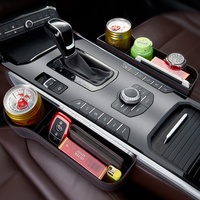 Organisateur de siège de voiture personnalisé, accessoires pour console automobile, boîte de rangement, organisateur latéral de siège avec porte-gobelet