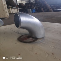 Coude A234 WPB de 6 pouces, 90 degrés, LR BW, ASME B16.9, Sch 160, galvanisé, coude à long rayon de courbure, acier galvanisé