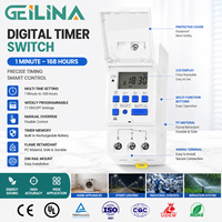 Relais de contrôle numérique 12V 110V 220V pour éclairage LED, programmable hebdomadaire avec courant maximal de 30A