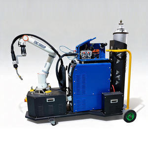 Machine de soudage MIG/<span class=keywords><strong>MAG</strong></span> robotisée automatique à prix avantageux, avec bras robot collaboratif 6 axes et poste de travail sur chariot de soudage, moteur haute performance - Product Image 2