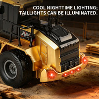 Véhicules de construction télécommandés pour enfants, rotation à 360 degrés, modèle de voiture de simulation 4x4, jouets à l'échelle 1/20, bulldozer RC