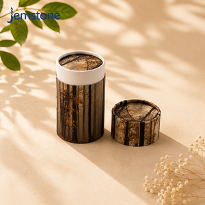 Boîte d'emballage en tube de carton kraft écologique, design personnalisé, pour urne funéraire, avec couvercle, pour cérémonie de commutation des cendres - Product Image 4