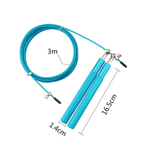 Cuerda de Saltar de Aluminio y Acero, Portátil, Personalizable y Ajustable para Deportes Aeróbicos - Product Image 2