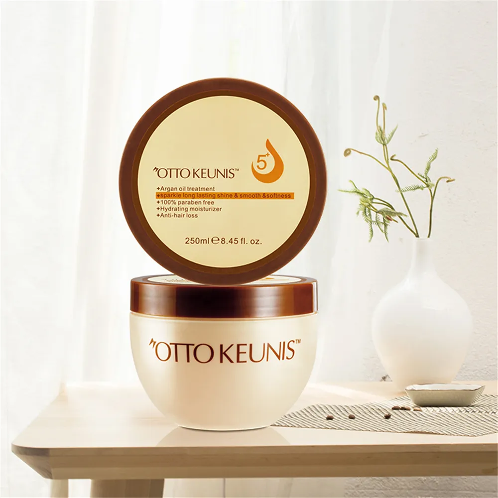 OEM OTTO KEUNIS 5 + Best Seller Argan Oil Hair MaskためAnti-縮れNourishing & Smoothing & Moisturizing Hair