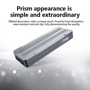 เคส itgz อะลูมิเนียม SSD M.2 NVMe M & B คีย์ USB 3.2 Type C 20Gbps ฮาร์ดไดรฟ์ภายนอกสำหรับการจัดเก็บสูงสุด4TB - Product Image 4