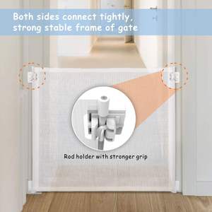 Barrière de sécurité personnalisée bébé extérieur Rechthoek plastique Mamia bébé Barrière Hek Draagbare bébé Veiligheidspoort Uit Turkije - Product Image 3
