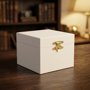 Siempre brillante venta al por mayor de alta calidad de lujo personalizado Color cuadrado de madera MDF 4 pulgadas manivela unicornio Arco Iris caja de música - Product Image 6