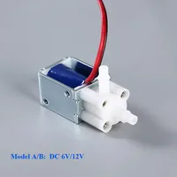 DC 6V 12V 24V 2-pozisyon 3-way mikro elektrik Solenoid vana gaz hava akış kontrol vanası Max hava basıncı 600mmHg özel özel