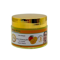 Crème de beauté multivitaminée Mango White avec logo OEM : révélez votre éclat naturel, pour une peau plus lumineuse, plus lisse et plus saine, soin quotidien.
