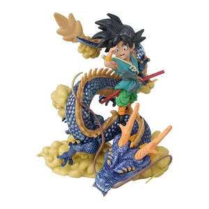 Botu 13cm anime dragon z ball Cyan Gold Shenron Figurine pvc gifts Model Statue Super Saiyan Wishing Dragon action figure Toys