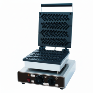 Kitchbox เครื่องทำวาฟเฟิลแบบแท่งสแตนเลสสำหรับอุตสาหกรรมเชิงพาณิชย์พร้อมการเคลือบแบบไม่ติดและโหมดประหยัดพลังงาน - Product Image 1