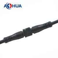 Connecteur industriel M12 5 broches mâle-femelle en ligne, câble de signal pour capteur d'actionneur, connecteur métallique pré-câblé pour éclairage LED