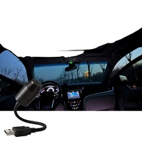 Lampe de projection USB transfrontalière en aluminium aviation pour voiture, ciel étoilé, modification intérieure, plafond de chambre, lumière romantique galaxie