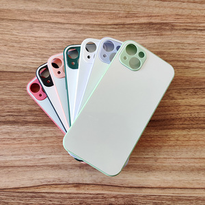 เคสโทรศัพท์พลาสติกใส PC ยางสีดำสำหรับ iPhone 13 14 & 15ซีรีส์ถ่ายโอนความร้อนได้2D ตามต้องการ - Product Image 3