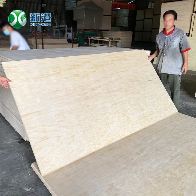 Kayu Lapis Pinus Komersial 3Mm 5Mm 9Mm 12Mm 15Mm 18Mm Diproduksi Di Linyi Tiongkok