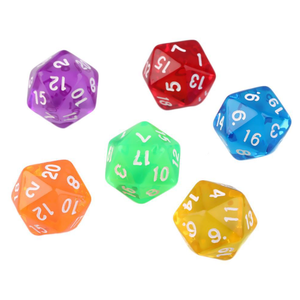 Usine <span class=keywords><strong>de</strong></span> haute qualité 20 mm Transparent coloré acrylique polyédrique D20 dés pour <span class=keywords><strong>jeu</strong></span> <span class=keywords><strong>de</strong></span> Table <span class=keywords><strong>de</strong></span> société - Product Image 4