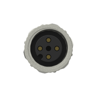 Composant Électrique de Communication de Données IEC 61076-2-101 pour EAF3/4/5-2/S00, Contacts en Laiton/Plaqué Or, 250V 4A, Indice de Protection IP67