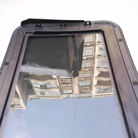Araba Volkswagen için komple Sunroof cam oto güneşlik montaj cam (VW) Bora GOLF PASSAT Sagitar araba aksesuarları 18G 877 071