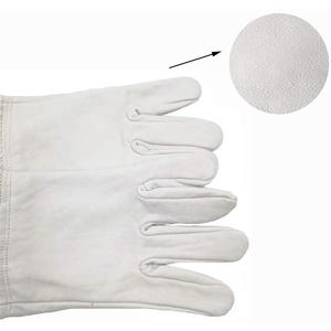 Guantes de Apicultura Luwint Nuevos - Protectores Contra Picaduras, Mangas Ventiladas, Guantes de Apicultor de Piel de Cabra/Blancos (Talla Extra Grande), 1 Año de Garantía - Product Image 5