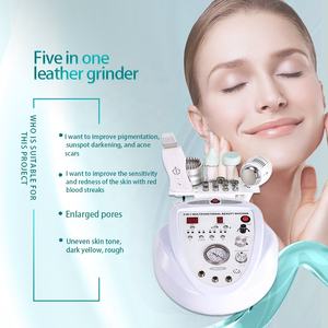 5 in 1 Multifunction Beauty Salon Equipment Facial <strong>Machine</strong> With Microdermabrasion/skin Scrubber/<strong>micro</strong> Current/hot Cold Hammer - Product Image 1