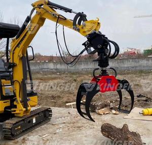 KINGER Bagger Hydraulic Log Grapple Frontlader mit Holz greifer - Product Image 2