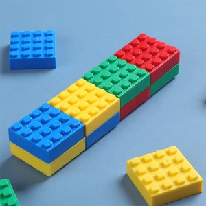 Aimants de réfrigérateur en forme de blocs de construction, porte-<span class=keywords><strong>notes</strong></span> magnétique coloré pour tableau blanc de cuisine, bureau, décoration de la maison, fournitures de papeterie, cadeau - Product Image 5