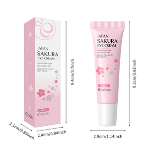 Crème pour les yeux LAIKOU Private Label 15ml, essence organique avec acide hyaluronique, soin de la peau délicate, élimination des cernes, anti-rides - Product Image 6
