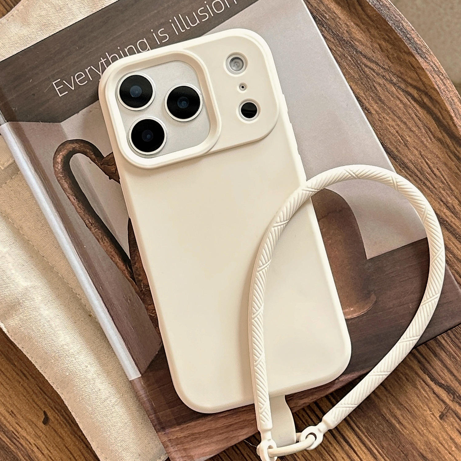 เชือกซิลิโคนสีขาวชีส