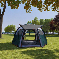 Tente de camping d'extérieur Wind Valley en promotion, entièrement automatique, une chambre, quatre saisons, ouverture rapide, pliable, imperméable