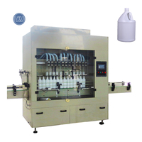 Machine de remplissage horizontale automatique multi-têtes pour liquides chimiques, anti-corrosion, pour eau de Javel