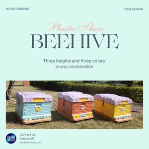 Nuovo Arnia in Plastica HDPE Sicura e Robusta a Uno Strato con Escludiregina per Attrezzature Apistiche - Product Image 2