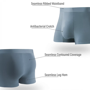 Confezione da 60 Boxer da Uomo 7A Antibatterici Senza Cuciture Traspiranti in Maglia Stampata - Product Image 4