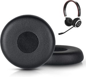 Cuscinetti Auricolari Di Ricambio Per Cuffie Jabra Evolve 20, 20se, 30, 30II, 40, 65, 65, 65, In Schiuma, Compatibili Con Cuffie Jabra Evolve 20 30 40 65 (auricolari Neri - Foto 12