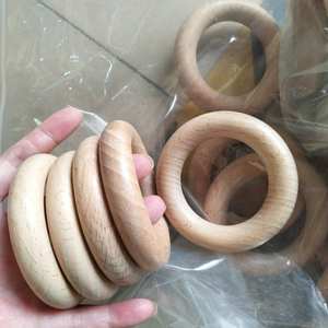 <span class=keywords><strong>Anneau</strong></span> <span class=keywords><strong>de</strong></span> <span class=keywords><strong>dentition</strong></span> en <span class=keywords><strong>bois</strong></span> inachevé, 20 pièces, 70mm x 13mm, en <span class=keywords><strong>bois</strong></span> d'érable/hêtre, pour bébés, fabrication artisanale, DIY - Product Image 1