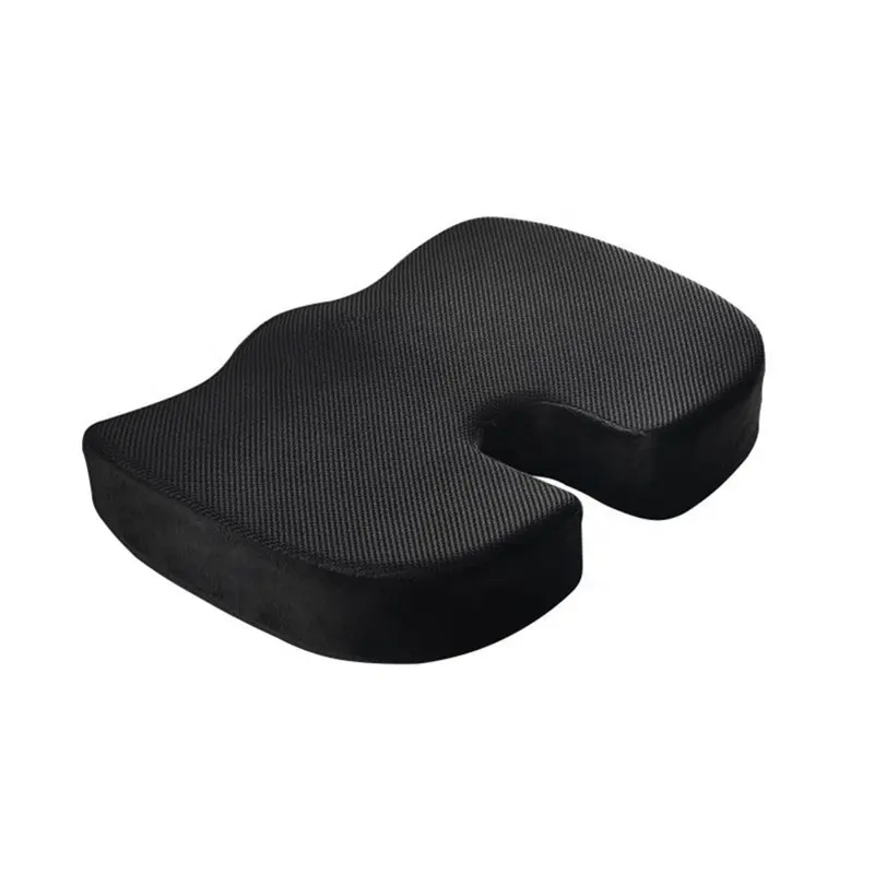 High Quality Qrthopedic Removeable Car Office Chair Memory Foam Seat Cushion pad