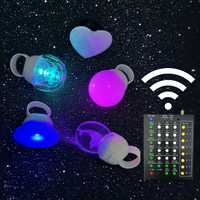 Anneaux lumineux à LED imprimés avec logo personnalisé Cadeaux de fête d'Halloween pour enfants Anneaux lumineux télécommandés en plastique durable