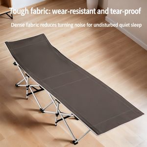 Thiết kế hiện đại Giường ngủ văn phòng đơn với khung kim loại gấp đơn giản cho phòng khách hoặc cắm trại ngoài trời - Product Image 4