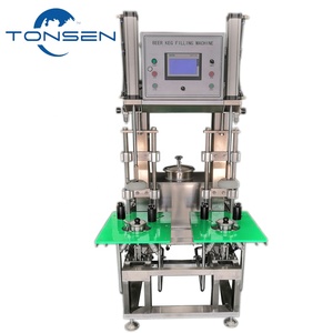 Bia tự động điền Máy isobaric Thùng keg điền thiết bị thùng phụ với đồng hồ đo lưu lượng - Product Image 1