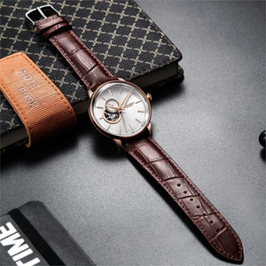 Đồng Hồ Tự Động Thiết Kế Mới Cho Nam, Đồng Hồ Thủy Tinh Đính Đá Sapphire Pha Lê Thương Hiệu Của Riêng Bạn - Product Image 3