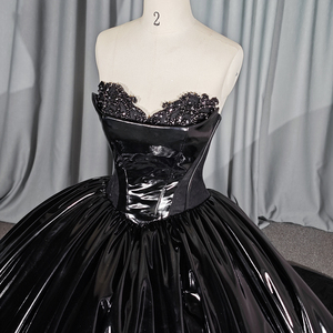 Vintage Black Sweetheart Prom Dress - High Quality