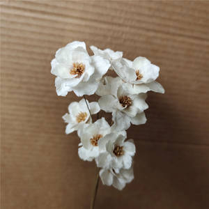 Arreglo Floral de Campanillas Plateadas Pequeñas Hechas a Mano, <span class=keywords><strong>Flores</strong></span> <span class=keywords><strong>Secas</strong></span> para Decoración de Pascua, Hogar y Bodas, con Tallo para Decoraciones Festivas - Product Image 6