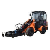 Promo Panas 2ton Articulated 4WD Mini Wheel Loader Backhoe Loader Bersertifikasi CE EPA Boom Teleskopik Front Loader Pompa Mesin Yanmar