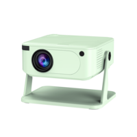 Projecteur personnalisable XNANO HA109 Vert Android 14 Grand écran Mise en miroir LCD Mini projecteur WiFi 6 Direct usine