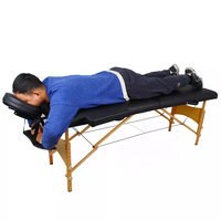 Table de Massage Esthétique et Spa Pliante Portable Légère en Bois de Haute Qualité