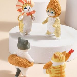 Venta al por mayor lindas muñecas de animales 5 dibujos animados de PVC fuego Camarón y gato Cos inspirado en <span class=keywords><strong>la</strong></span> animación japonesa en cajas ciegas - Product Image 4